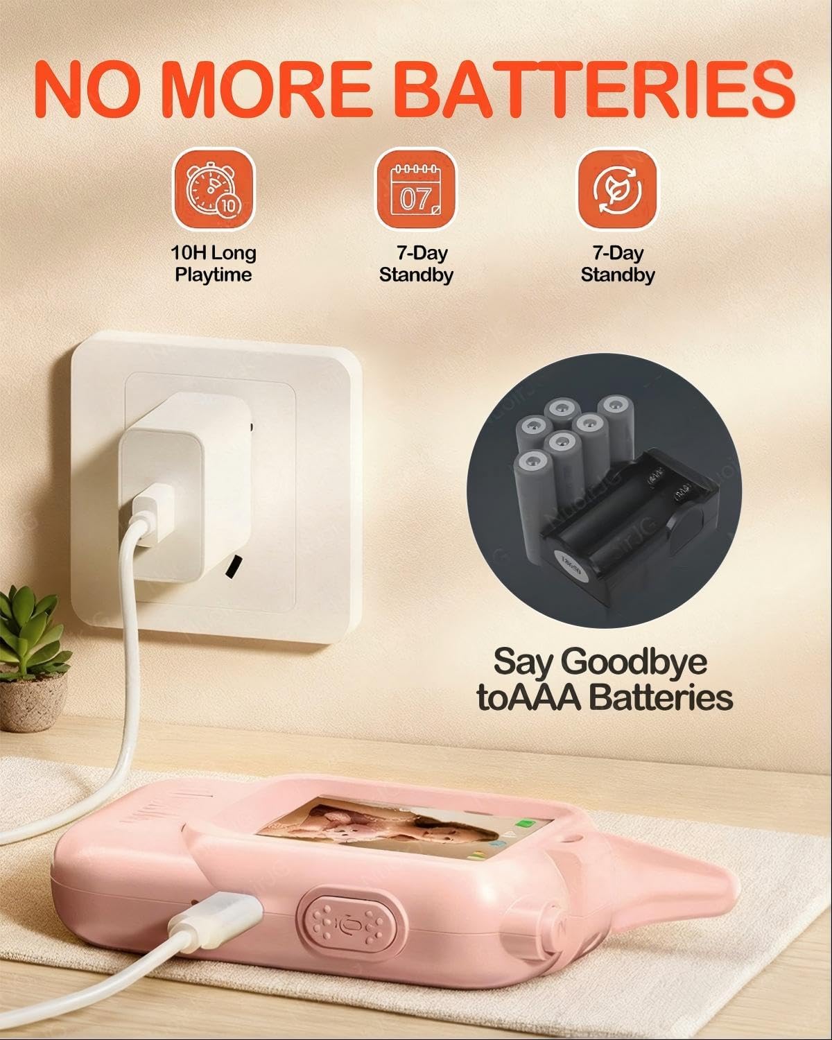 Walkie Talkie for Kids with Video: 2 Pack (Blue+Pink),Long Range Walkie Talkies with Screen&HD Camera&4 Voice Effects,Gift Toys for Boys&Girls Ages 3-12 for Outdoor Play,Camping,Travel,Hiking